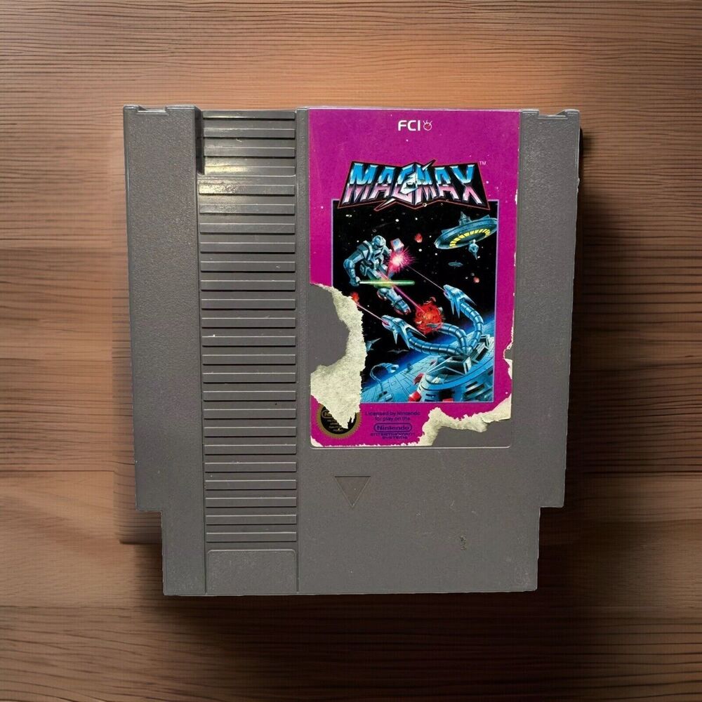 MagMax (Nintendo Entertainment System, 1988) NES Loose Cart Only Label Damage